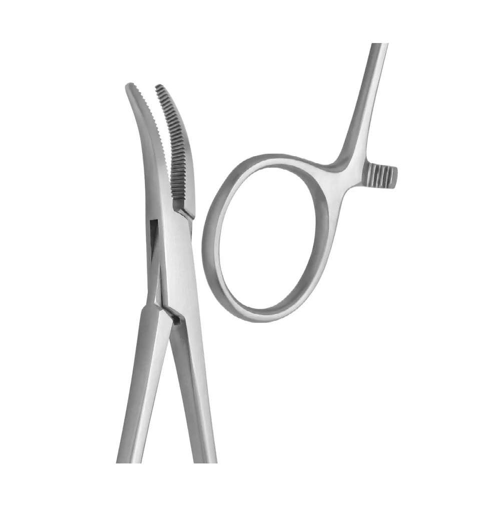 Pinza mosquito curva