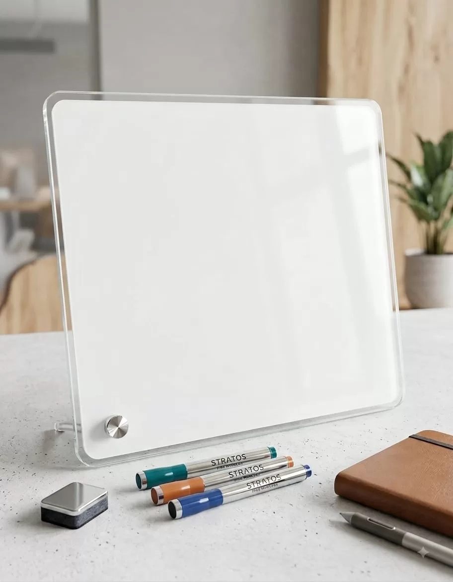 Placa VIDRIO Rectangular Biselada 18 x 13 cm