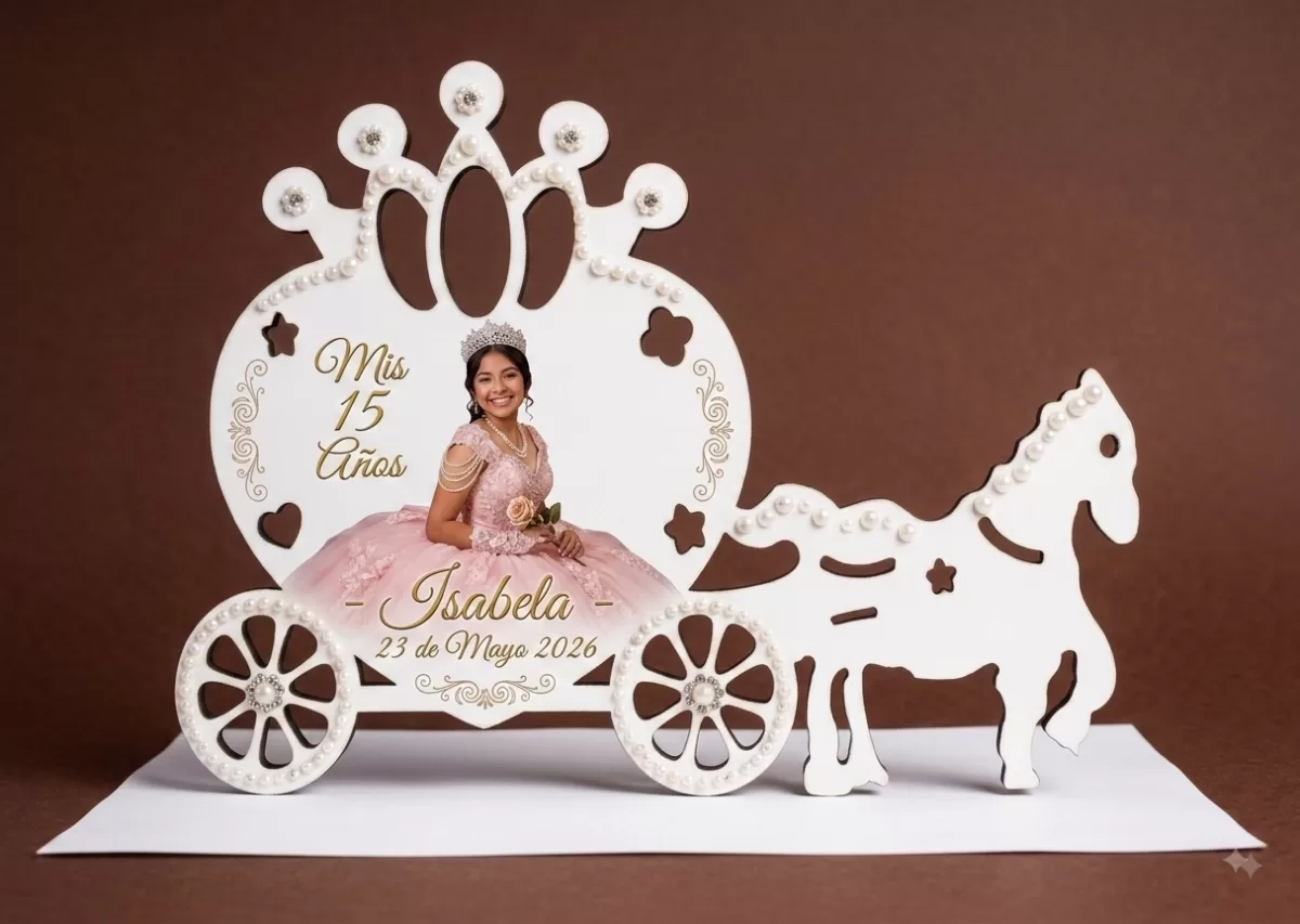 Retablo MDF Carroza 25 x 20 cm