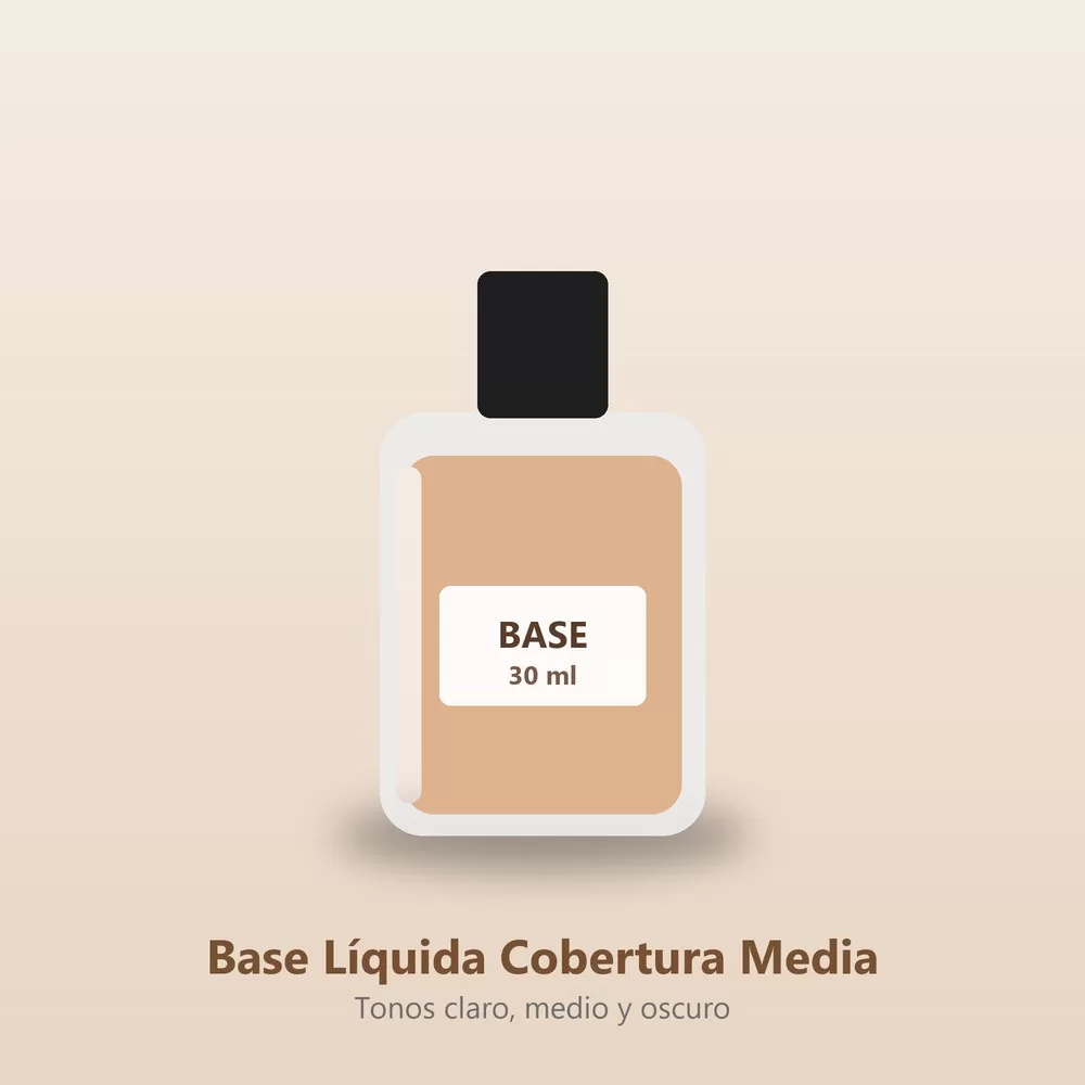 Base Líquida Cobertura Media 30 ml
